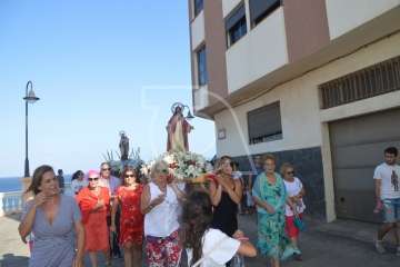 Procesión marítimo-terrestre de Melenara 2018 (Foto TA)
